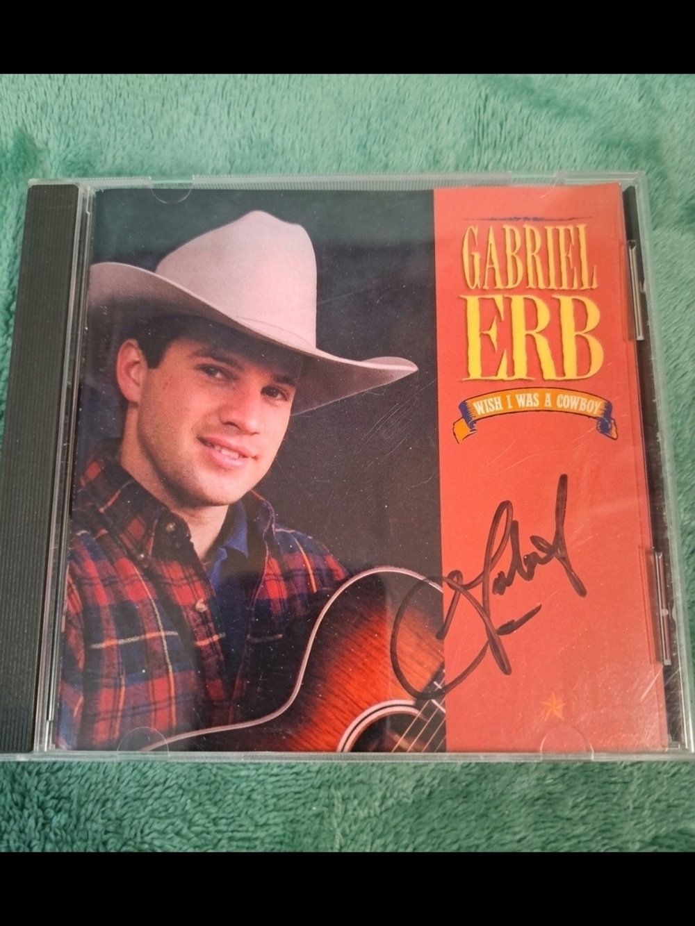 Gabriel Erb "Wish I Was a Cowboy" CD - Red & Black Cover